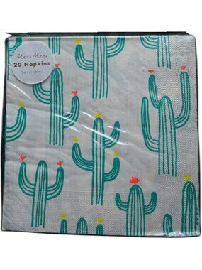 MERI MERI - Cactus large paper napkins- pack of 20-NWT